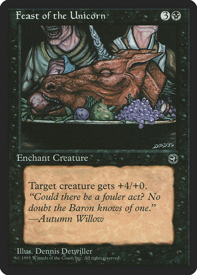 Feast of the Unicorn (Autumn Willow Flavor Text) [Homelands] | Gear Gaming Bentonville