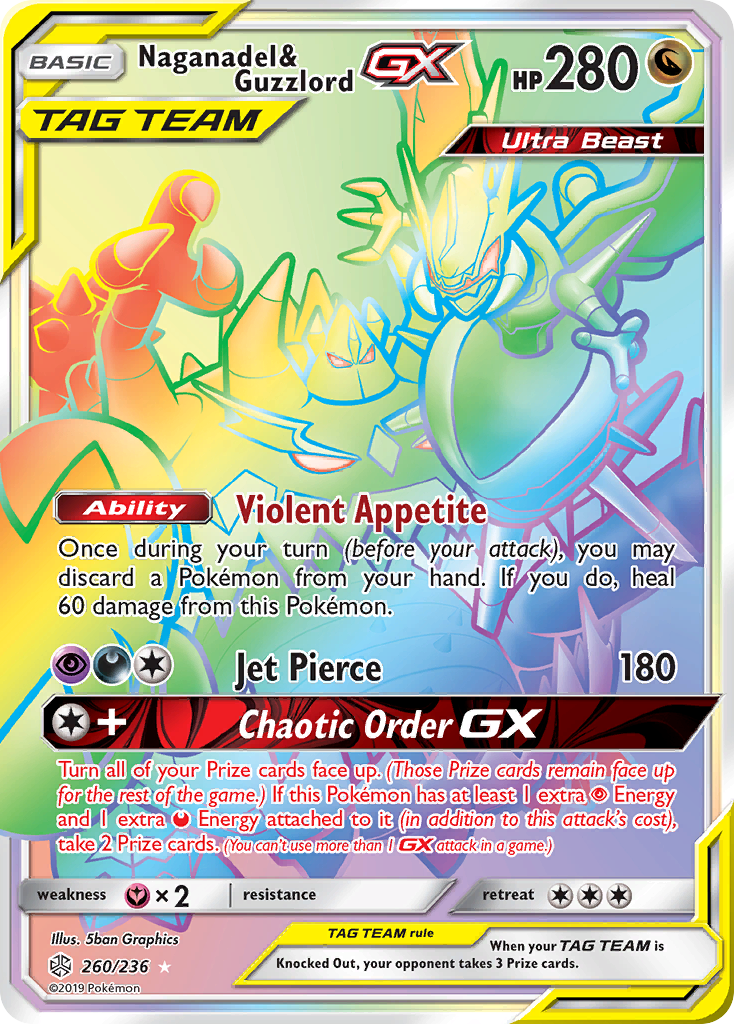 Naganadel & Guzzlord GX (260/236) [Sun & Moon: Cosmic Eclipse] | Gear Gaming Bentonville