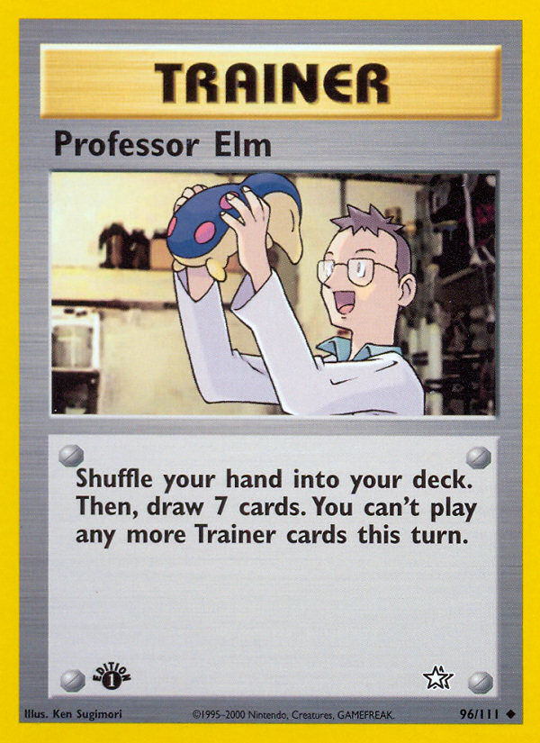 Professor Elm (96/111) [Neo Genesis 1st Edition] | Gear Gaming Bentonville