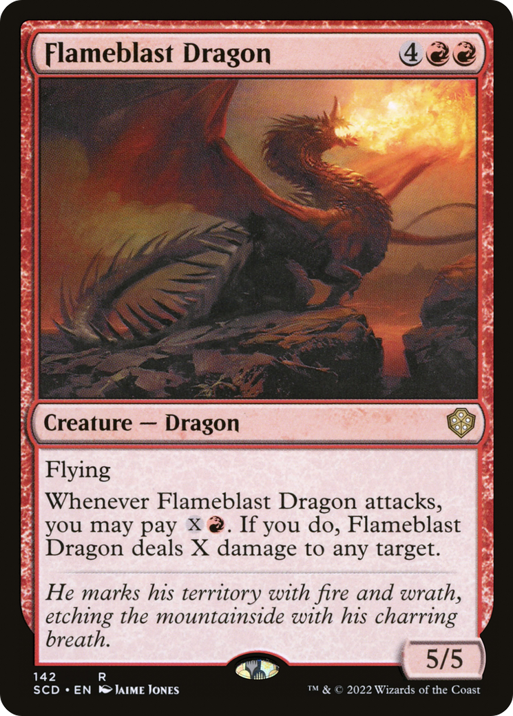 Flameblast Dragon [Starter Commander Decks] | Gear Gaming Bentonville