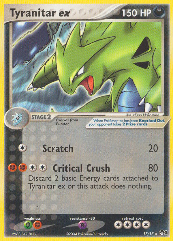 Tyranitar ex (17/17) [POP Series 1] | Gear Gaming Bentonville