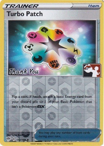 Turbo Patch (172/189) (Pokemon League) [Sword & Shield: Darkness Ablaze] | Gear Gaming Bentonville