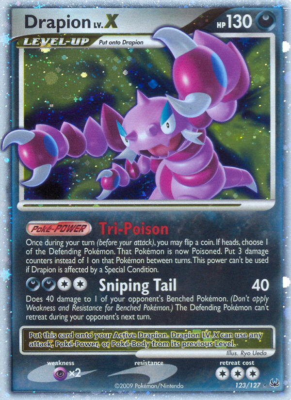 Drapion LV.X (123/127) [Platinum: Base Set] | Gear Gaming Bentonville