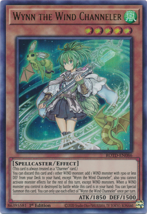 Wynn the Wind Channeler [ROTD-EN086] Ultra Rare | Gear Gaming Bentonville