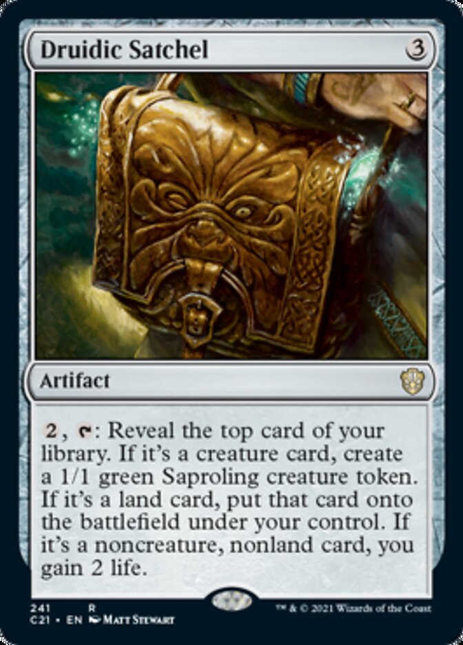 Druidic Satchel [Commander 2021] | Gear Gaming Bentonville