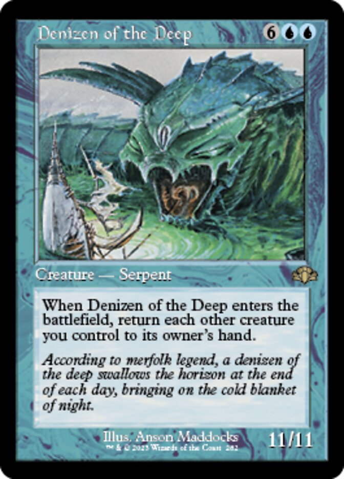 Denizen of the Deep (Retro) [Dominaria Remastered] | Gear Gaming Bentonville