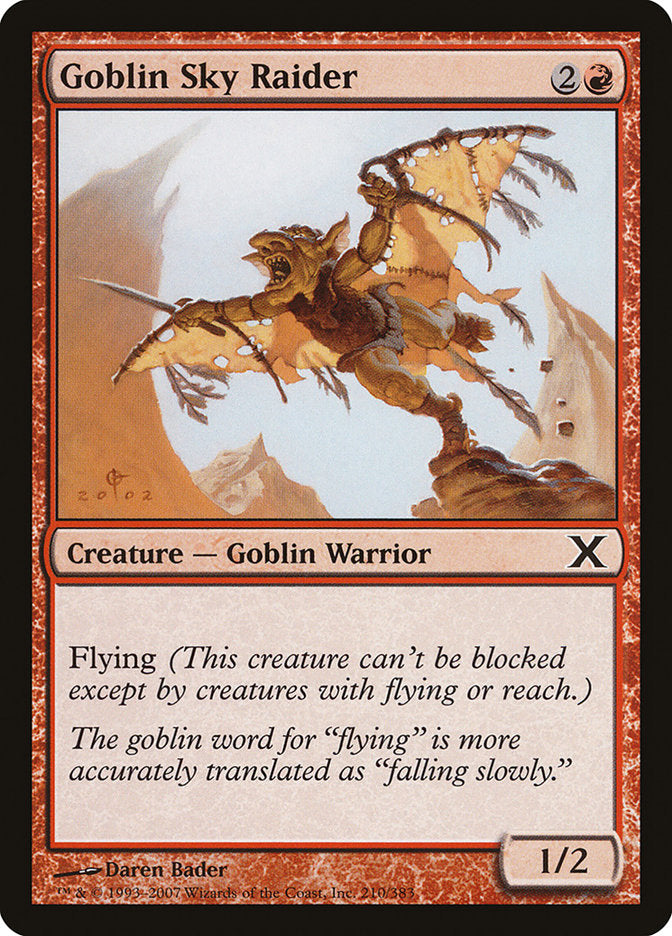 Goblin Sky Raider [Tenth Edition] | Gear Gaming Bentonville