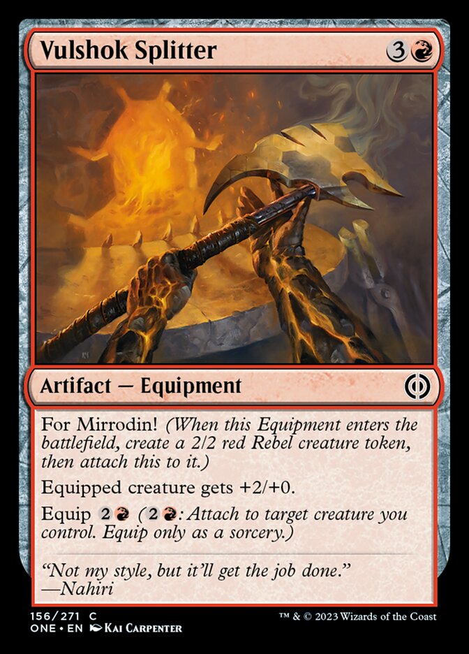 Vulshok Splitter [Phyrexia: All Will Be One] | Gear Gaming Bentonville