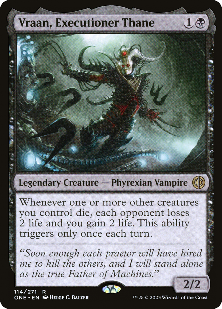 Vraan, Executioner Thane [Phyrexia: All Will Be One] | Gear Gaming Bentonville