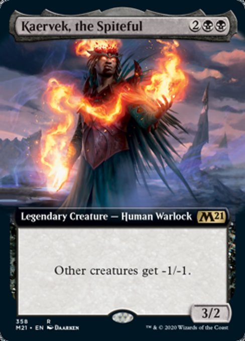 Kaervek, the Spiteful (Extended Art) [Core Set 2021] | Gear Gaming Bentonville