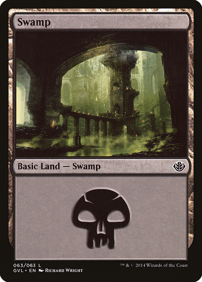 Swamp (63) (Garruk vs. Liliana) [Duel Decks Anthology] | Gear Gaming Bentonville