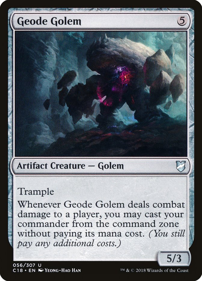 Geode Golem [Commander 2018] | Gear Gaming Bentonville