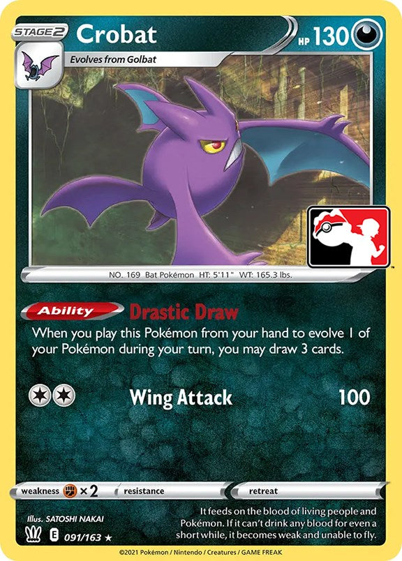 Crobat (091/163) [Prize Pack Series One] | Gear Gaming Bentonville