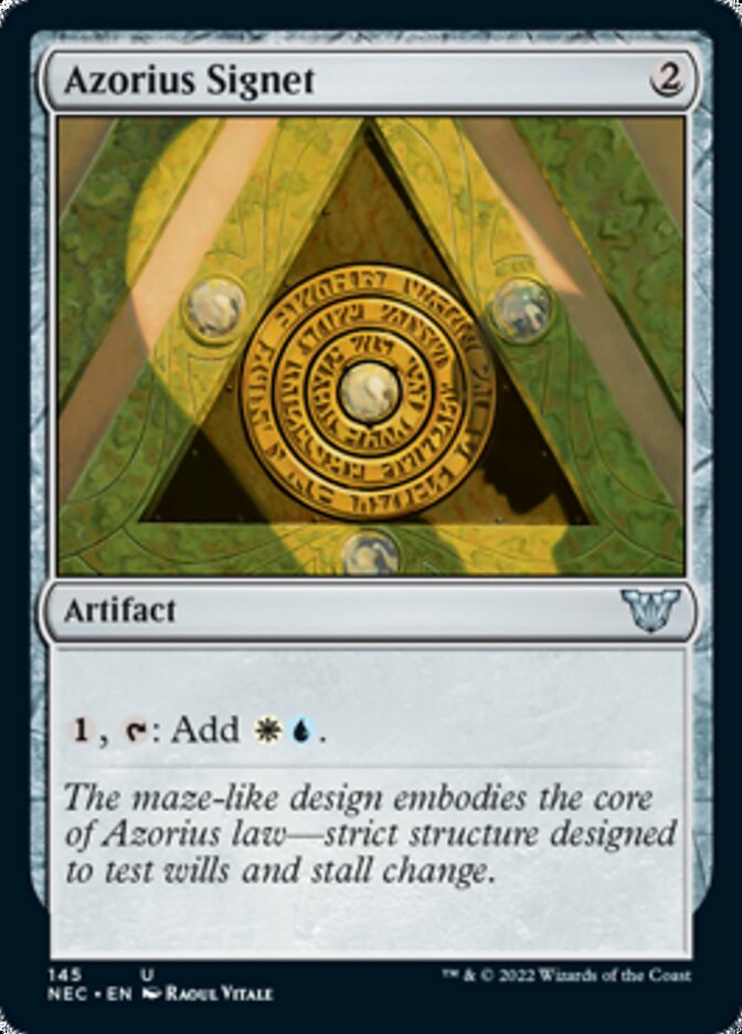 Azorius Signet [Kamigawa: Neon Dynasty Commander] | Gear Gaming Bentonville