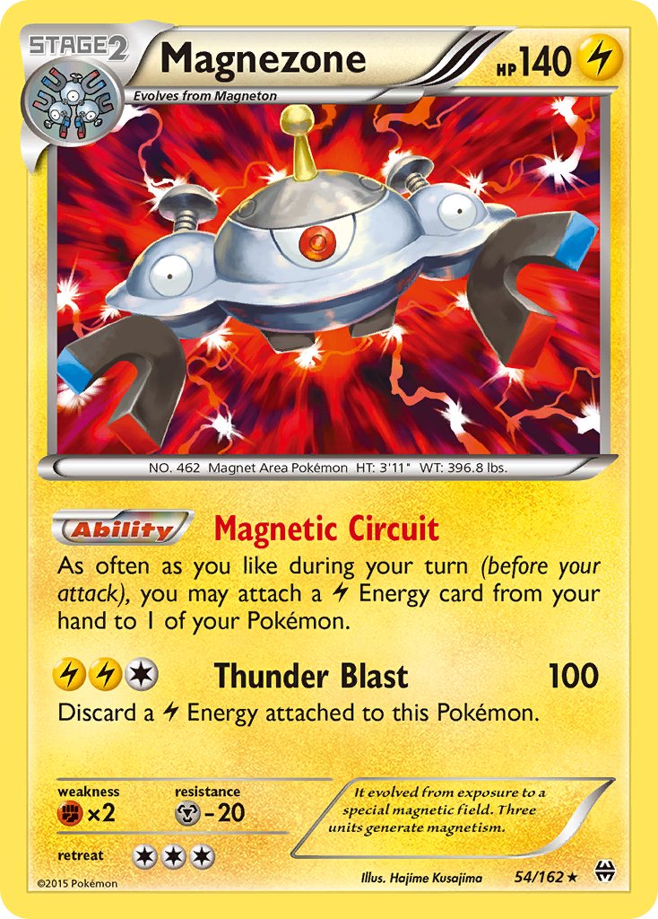 Magnezone (54/162) (Theme Deck Exclusive) [XY: BREAKthrough] | Gear Gaming Bentonville