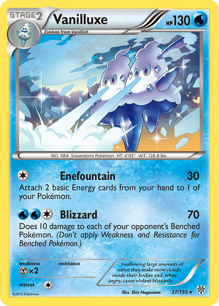 Vanilluxe (37/135) [Black & White: Plasma Storm] | Gear Gaming Bentonville