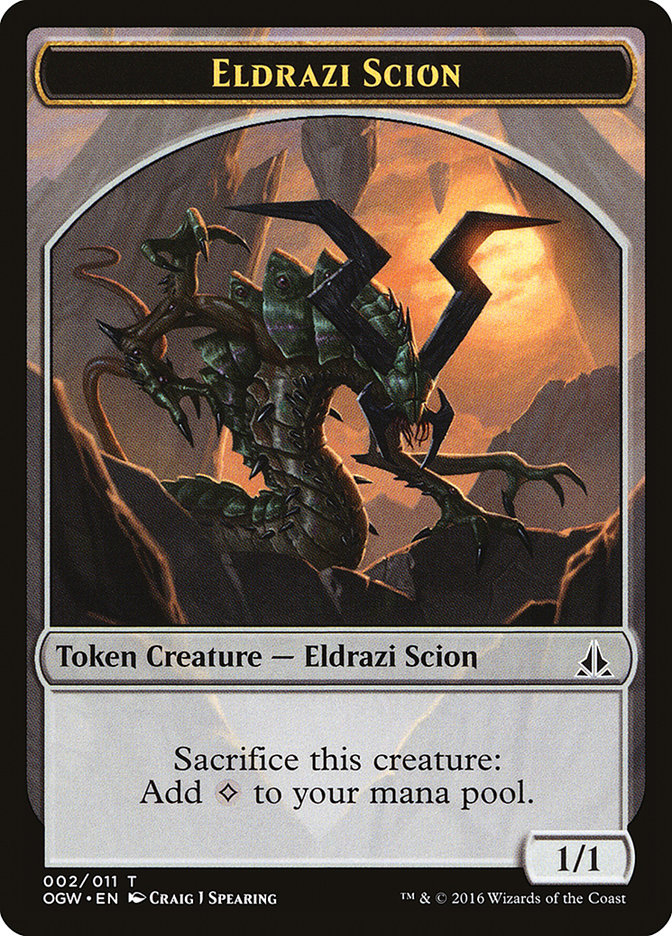 Eldrazi Scion (002/011) [Oath of the Gatewatch Tokens] | Gear Gaming Bentonville