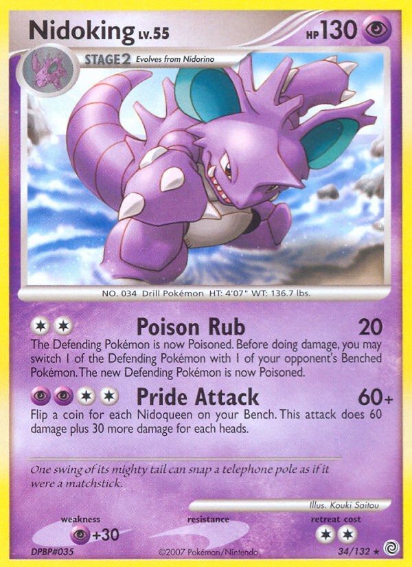 Nidoking (34/132) [Diamond & Pearl: Secret Wonders] | Gear Gaming Bentonville