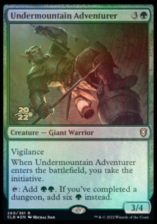 Undermountain Adventurer [Commander Legends: Battle for Baldur's Gate Prerelease Promos] | Gear Gaming Bentonville