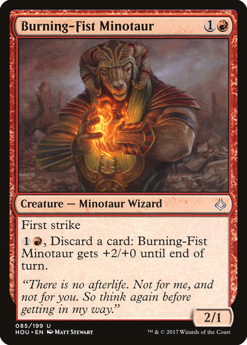 Burning-Fist Minotaur [Hour of Devastation] | Gear Gaming Bentonville