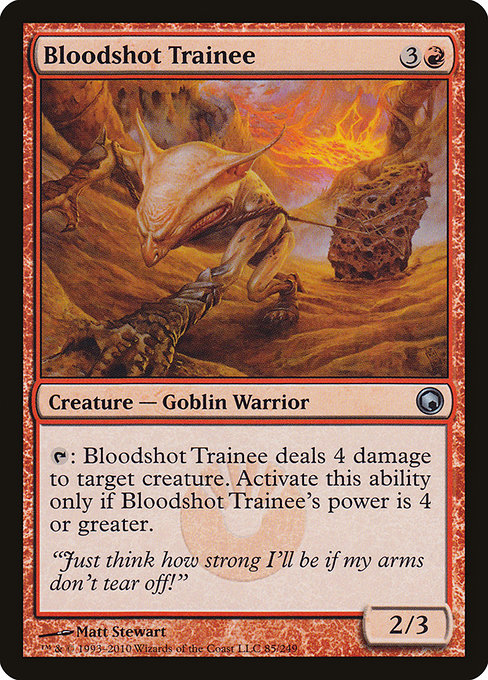 Bloodshot Trainee [Scars of Mirrodin] | Gear Gaming Bentonville