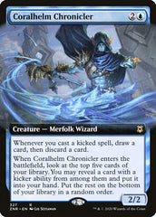 Coralhelm Chronicler (Extended Art) [Zendikar Rising] | Gear Gaming Bentonville