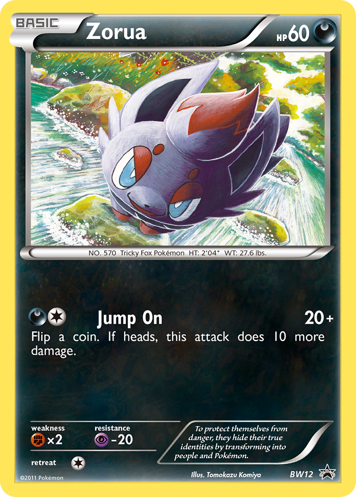 Zorua (BW12) [Black & White: Black Star Promos] | Gear Gaming Bentonville