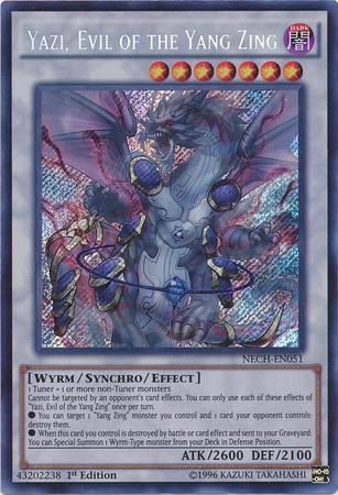 Yazi, Evil of the Yang Zing [NECH-EN051] Secret Rare | Gear Gaming Bentonville