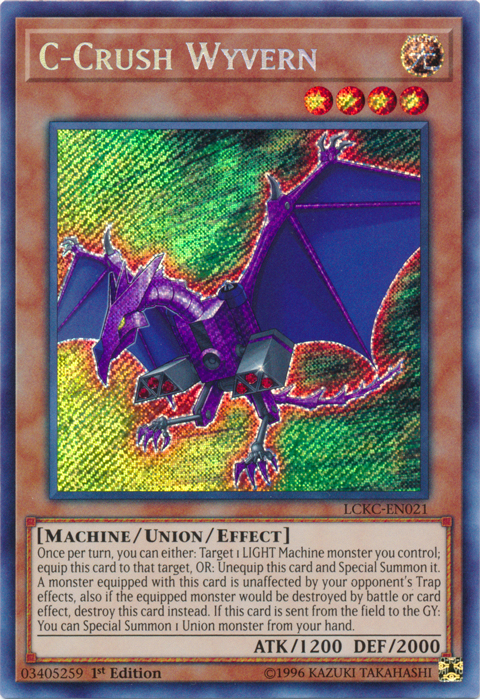 C-Crush Wyvern [LCKC-EN021] Secret Rare | Gear Gaming Bentonville