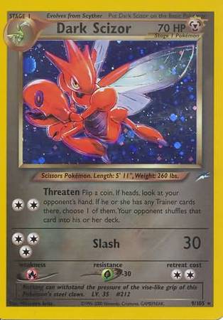 Dark Scizor (9/105) [Neo Destiny Unlimited] | Gear Gaming Bentonville