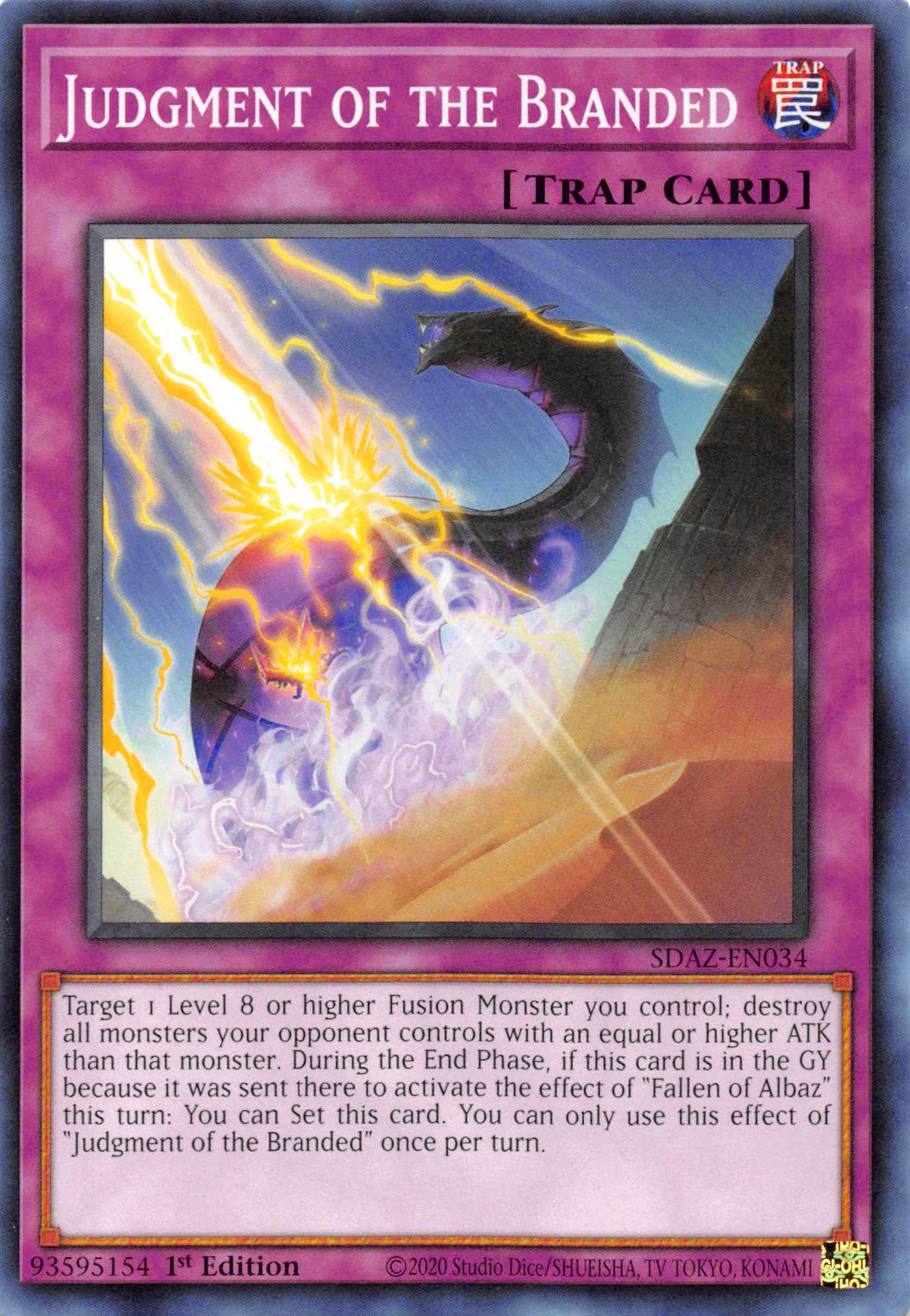 Judgment of the Branded [SDAZ-EN034] Common | Gear Gaming Bentonville