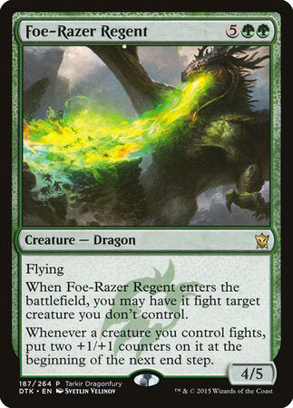 Foe-Razer Regent [Tarkir Dragonfury Promos] | Gear Gaming Bentonville