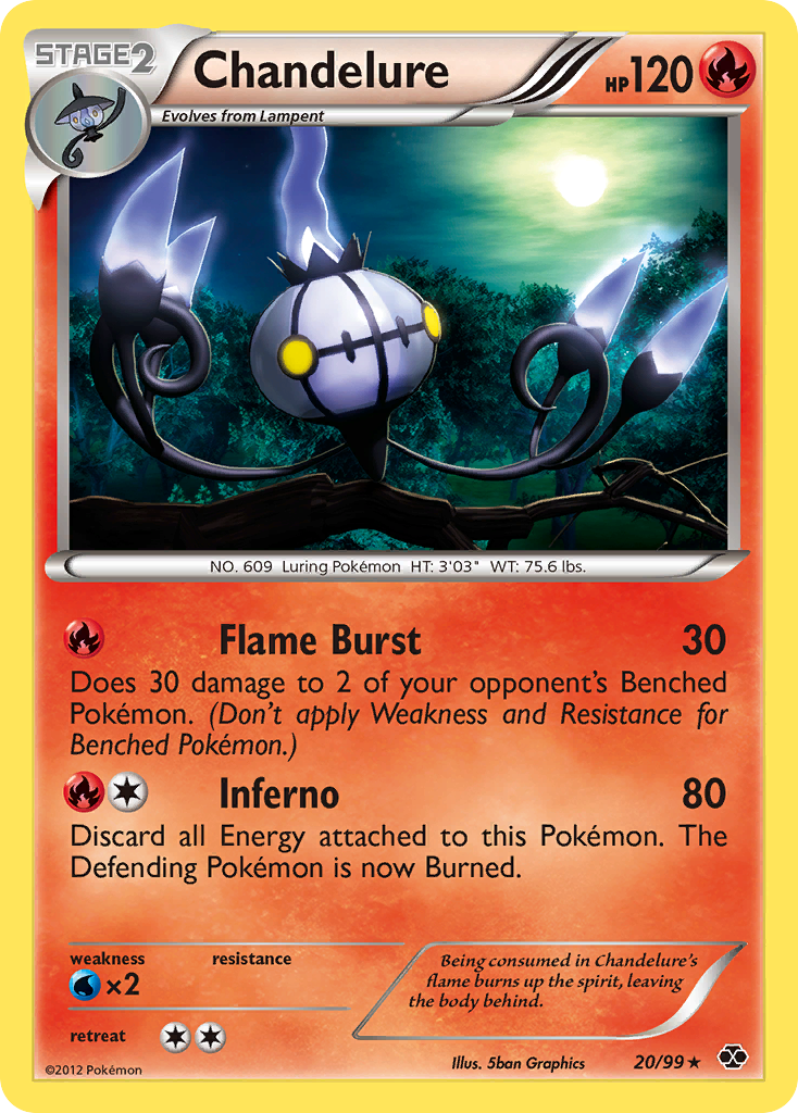 Chandelure (20/99) [Black & White: Next Destinies] | Gear Gaming Bentonville