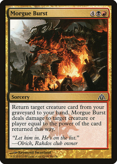 Morgue Burst [Dragon's Maze] | Gear Gaming Bentonville