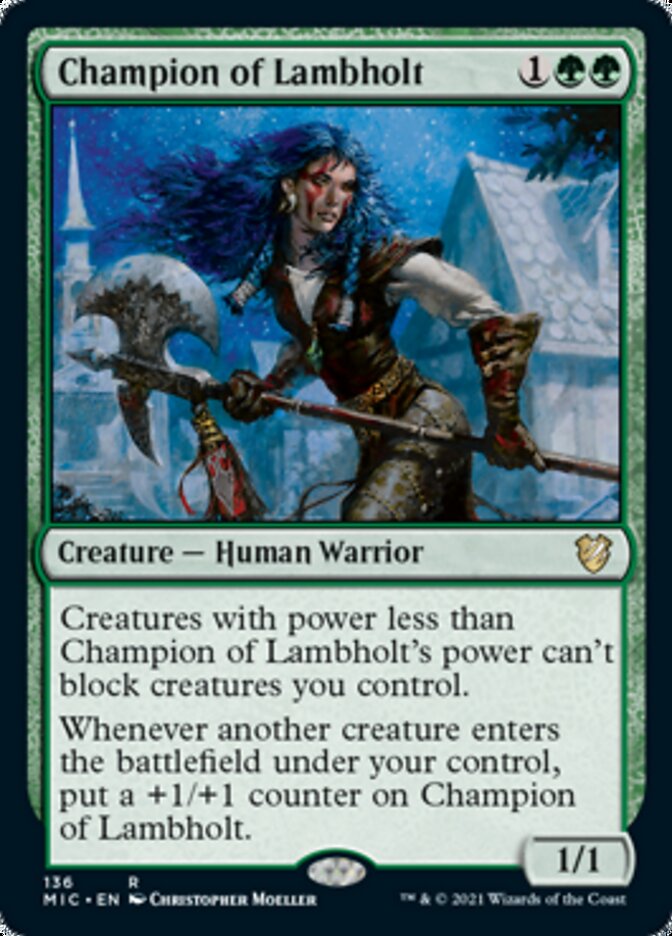 Champion of Lambholt [Innistrad: Midnight Hunt Commander] | Gear Gaming Bentonville