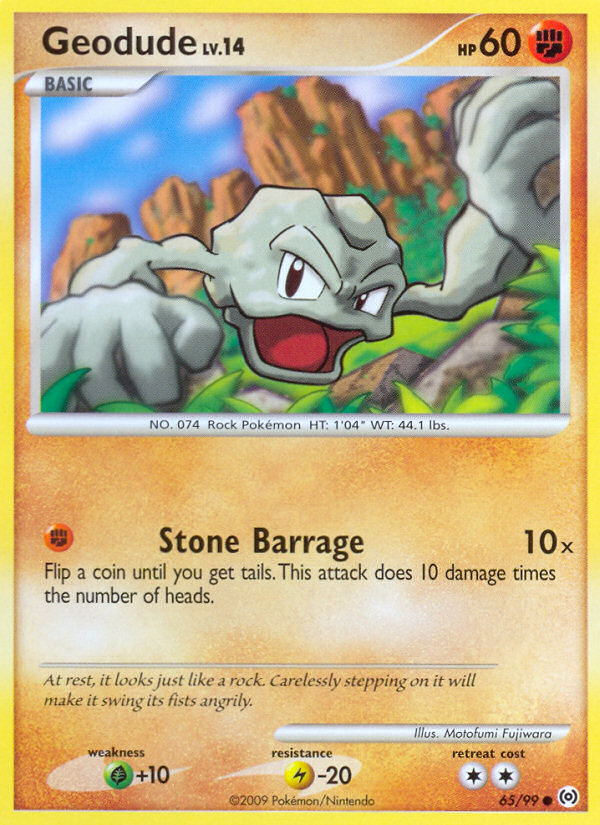 Geodude (65/99) [Platinum: Arceus] | Gear Gaming Bentonville