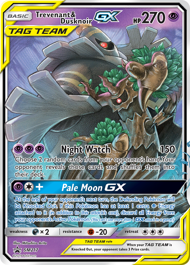 Trevenant & Dusknoir GX (SM217) [Sun & Moon: Black Star Promos] | Gear Gaming Bentonville