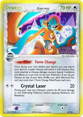 Deoxys (5/110) (Delta Species) (Stamped) [EX: Holon Phantoms] | Gear Gaming Bentonville