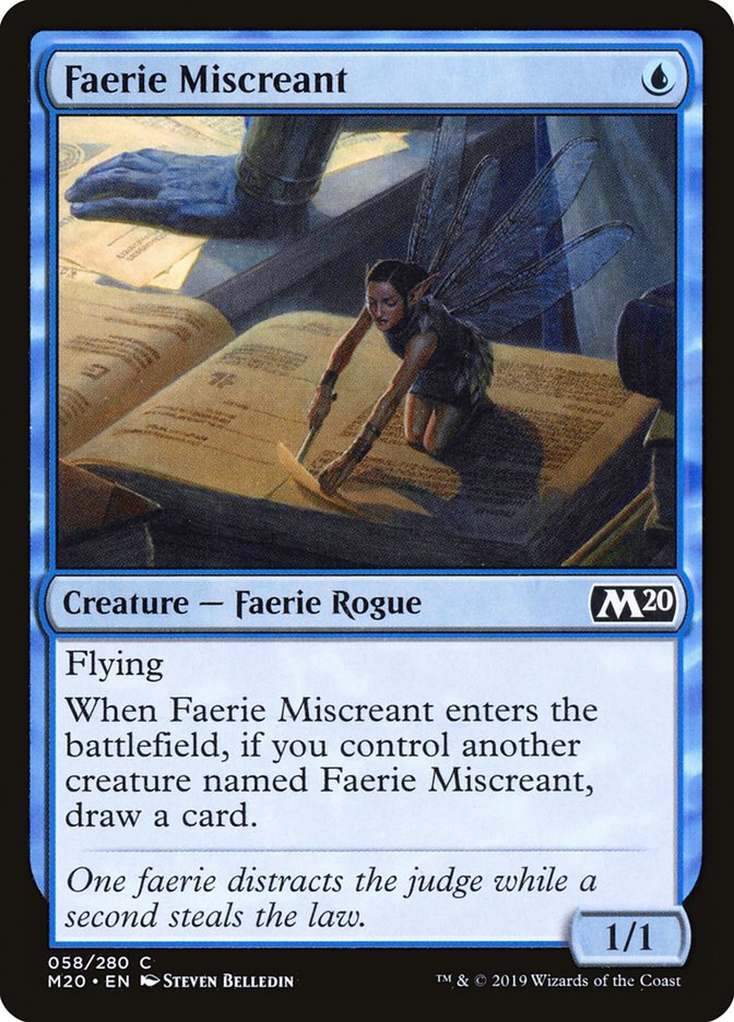 Faerie Miscreant [Core Set 2020] | Gear Gaming Bentonville