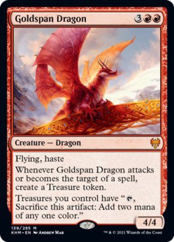 Goldspan Dragon [Kaldheim] | Gear Gaming Bentonville