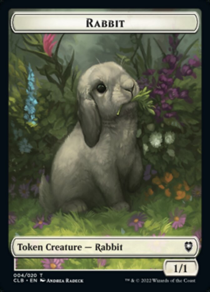 Rabbit Token [Commander Legends: Battle for Baldur's Gate Tokens] | Gear Gaming Bentonville