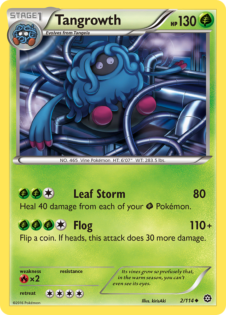 Tangrowth (2/114) [XY: Steam Siege] | Gear Gaming Bentonville