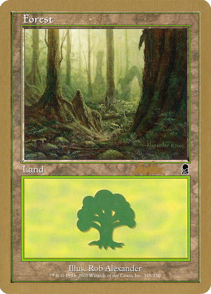 Forest (bk348) (Brian Kibler) [World Championship Decks 2002] | Gear Gaming Bentonville