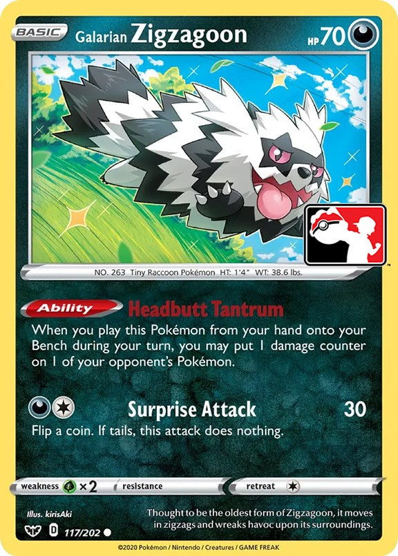 Galarian Zigzagoon (117/202) [Prize Pack Series One] | Gear Gaming Bentonville