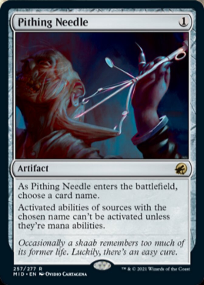 Pithing Needle [Innistrad: Midnight Hunt] | Gear Gaming Bentonville