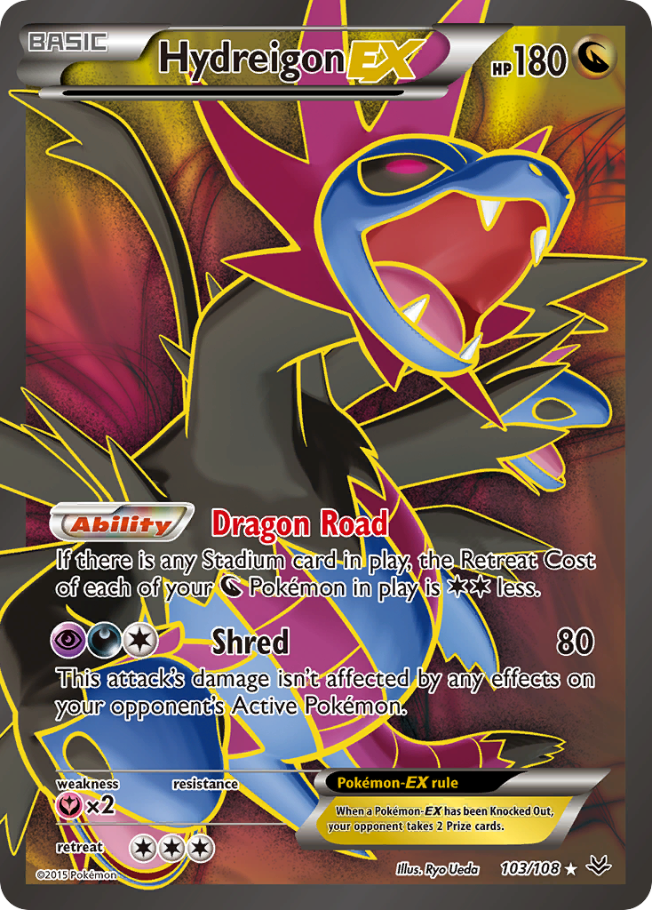 Hydreigon EX (103/108) [XY: Roaring Skies] | Gear Gaming Bentonville