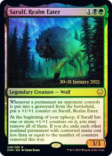 Sarulf, Realm Eater  [Kaldheim Prerelease Promos] | Gear Gaming Bentonville