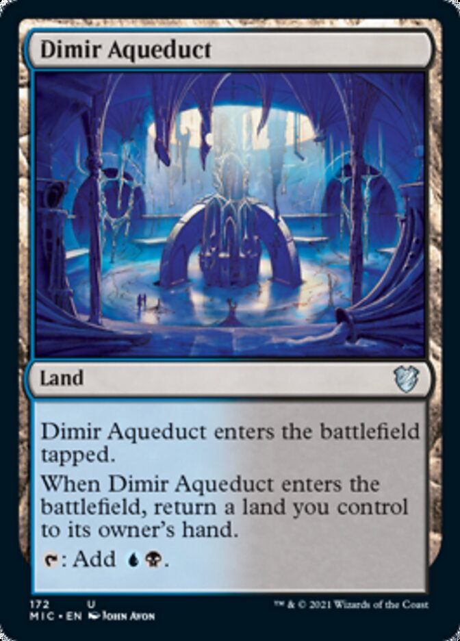 Dimir Aqueduct [Innistrad: Midnight Hunt Commander] | Gear Gaming Bentonville