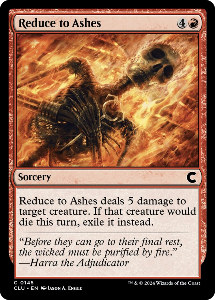 Reduce to Ashes [Ravnica: Clue Edition] | Gear Gaming Bentonville