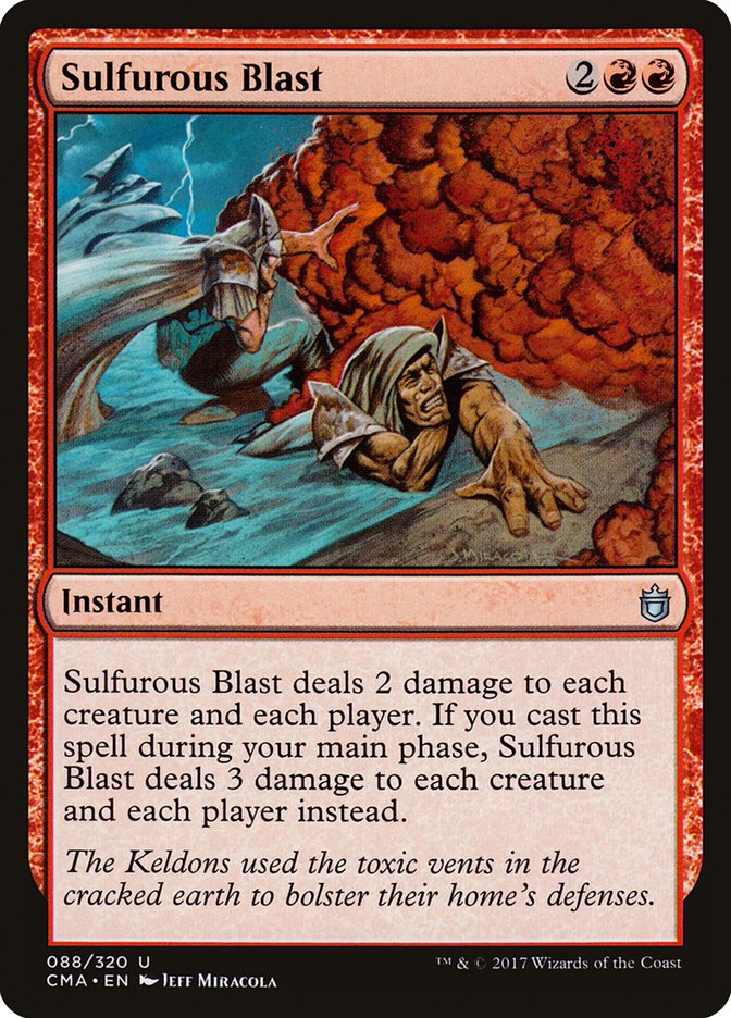 Sulfurous Blast [Commander Anthology] | Gear Gaming Bentonville